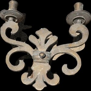 Vintage Double Wall Sconce Candle Holder